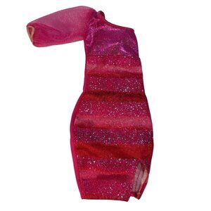 Barbie Dress Color Play Fashion Fever Pink Striped Glittery 2012 Fashionistas